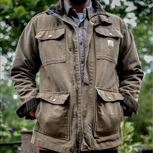 Carhartt Field Coat Coffee Removable liner
